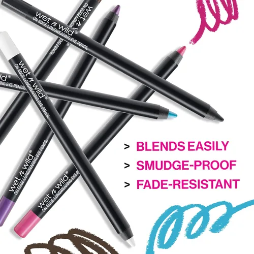 Miniatura 3 de wet n wild Delineador de ojos mate de larga duración, a prueba de manchas, resistente a la decoloración, altamente pigmentado, suave deslizamiento
