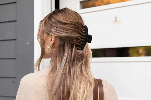 Miniatura 2 de FRAMAR - Pinzas grandes de garra para cabello grueso – Pinza grande para cabello grueso, pinzas grandes para mujeres, pinzas de garra para mujeres