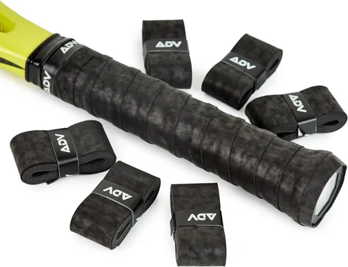 Miniatura 16 de ADV Dry - Cinta de agarre para raqueta de tenis, paquete de 12 y 30 unidades, cinta de agarre para raqueta de tenis FeltTac, cinta de agarre ultra