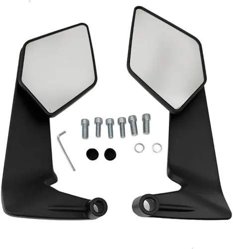 Miniatura 2 de Espejo retrovisor de motocicleta para FZ25 FZ-25 FZ8 FZ-8 Accesorios de motocicleta Gran angular Espejo retrovisor plegable retrovisor