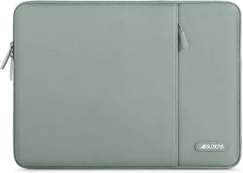 Miniatura 13 de MOSISO Funda vertical de poliéster con bolsillo para laptop de 15, 15.6 y 16 pulgadas, para computadora MacBook Pro 16 M4, M3, M2 y M1, HP, Acer