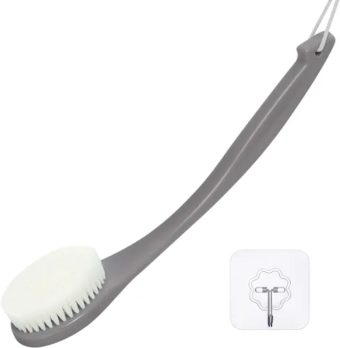 Miniatura 9 de Cepillo de ducha exfoliante para el cuerpo, nunca se moldea de 15 pulgadas, cepillo de espalda de mango largo para ducha, cepillo corporal