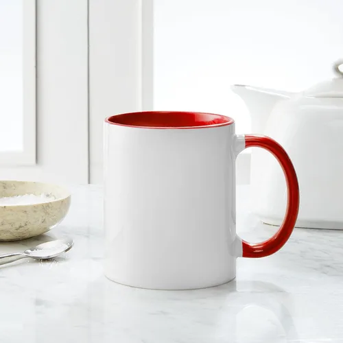Miniatura 26 de CafePress I Love Nebraska Taza de café de cerámica de 11 oz (11.0 fl oz)