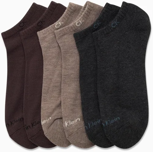 Miniatura 14 de Calvin Klein Calcetines para hombre, mezcla de algodón, acolchados, sin talla, forro de calcetines atléticos (6 unidades)