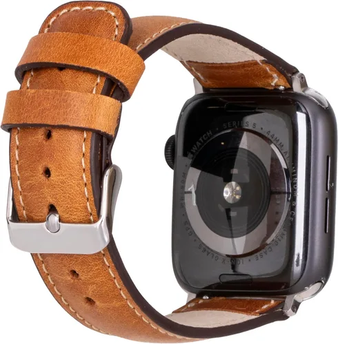 Miniatura 3 de HARDISTON Correas de reloj compatibles con Apple 38mm 40mm 41mm 42mm 44mm 45mm 49mm para hombres y mujeres, pulsera de cuero genuino hecha a mano