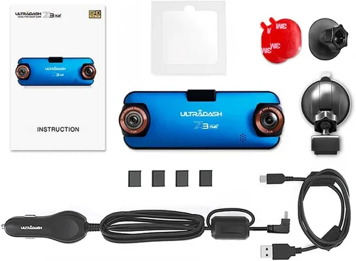 Miniatura 4 de UltraDash Z3+ Commercial Edition - Cámara de tablero de doble lente para viaje compartido, taxi, camión, ambulancia, policía, conductores