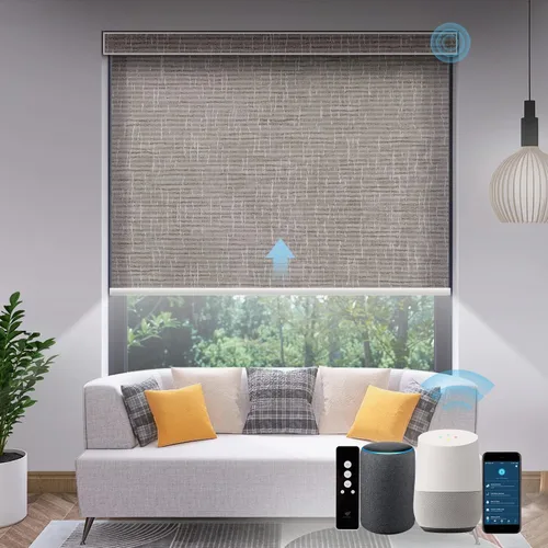 Miniatura 52 de SmartWings Persianas Motorizadas con Filtro de Luz, Compatible con Matter Thread Homekit Z-Wave Alexa Google, Persianas con 70% de Opacidad Safari