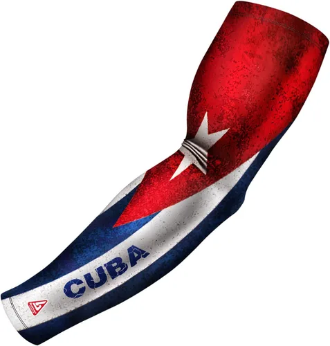 Miniatura 4 de B-Driven Sports Sleeve Pro-Fit - Manga Patriótica - Estados Unidos, Cuba, México, Israel, Canadá, Venezuela, Rep. Dominicana - Individual Bandera