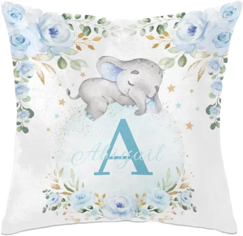 Funda de almohada personalizada con nombre de bebé para bebé, niño y niña, almohada personalizada con nombre, almohada personalizada para sofá,