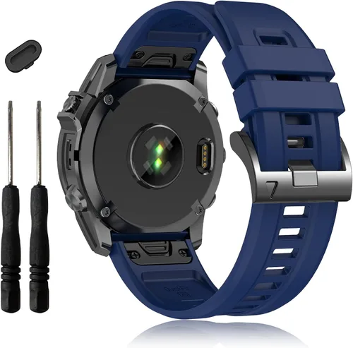 Miniatura 10 de EZMVZKU Correas Easyfit de 1.024 in para Garmin Fenix 8 AMOLED/8 Pro 2.008 in/7X/7XPro Sapphire Solar Watchands Reemplazo para Fenix 6X/6X Pro/5X/5X