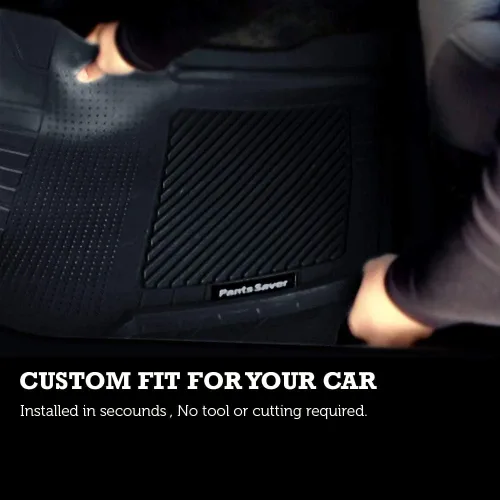 Miniatura 2 de PantsSaver Alfombrillas de ajuste personalizado para Chevrolet Cruze 2019, protección para todo tipo de clima, juego de 4 piezas, protección de Negro