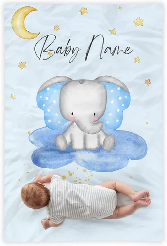 Miniatura 9 de Manta de bebé personalizada con nombres, manta de bebé personalizada para niños y niñas, manta de bebé personalizada para recién nacidos hecha