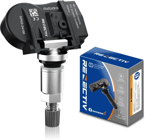 Miniatura 12 de RENECTIV Sensor TPMS, sensor de monitoreo de presión de neumáticos de 433 MHz apto para Kia Hyundai Replace#52933-D4100 52933-D9100 (4 piezas)