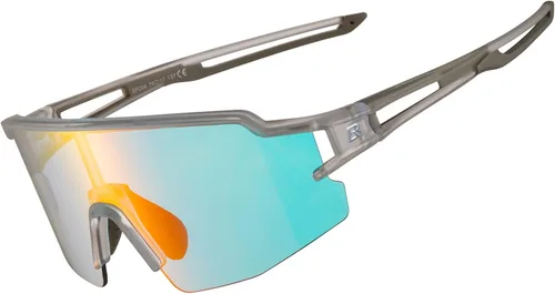 Miniatura 9 de ROCKBROS Gafas de sol deportivas fotocromáticas para hombres y mujeres, protección UV para ciclismo Negro rojo