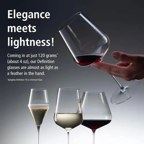 Miniatura 4 de Spiegelau Definition Copas de Vino Bordeaux, Copas de Cristal Transparente para Vino Tinto, Cristalería Elegante con Tallo, Bar en Casa, Fiesta