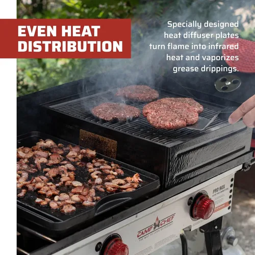 Miniatura 3 de Camp Chef BB - caja de barbacoa con tapa de 14 pulgadas, sistema de cocción llama azul, 3381 onzas líquidas