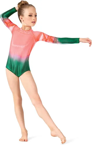 Miniatura 4 de Maillot WC8847 de malla pintada a mano para mujer