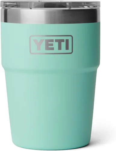 Miniatura 23 de YETI Rambler - Vaso apilable de 16 onzas, aislado al vacío, de acero inoxidable con tapa MagSlider Apilable