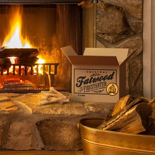 Miniatura 4 de Fatwood - Palos de inicio de fuego, caja de 10 libras, para interiores o exteriores, 100% naturales, iniciadores de fuego de pino para fogatas