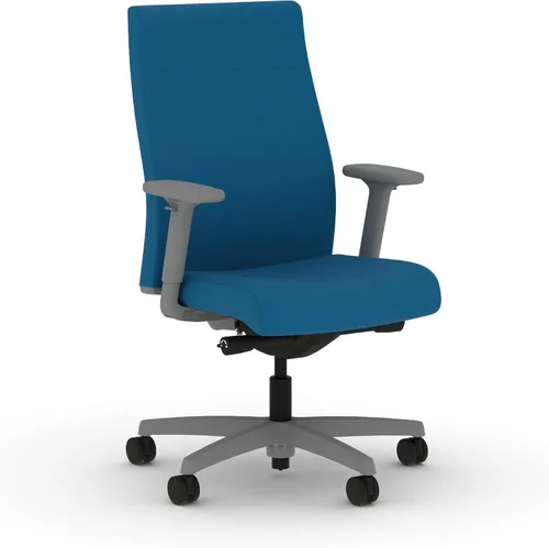 Miniatura 13 de HON Ignition 2.0 - Silla de oficina de tela, tapizada, brazos ajustables, silla de oficina ergonómica ejecutiva reclinable, con inclinación