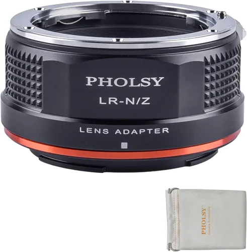 Miniatura 12 de PHOLSY Adaptador de Montura de Lente FTZ con Anillo de Control de Apertura para Lentes Nikon F (Tipo G) a Cuerpo de Cámara Nikon Z Compatible