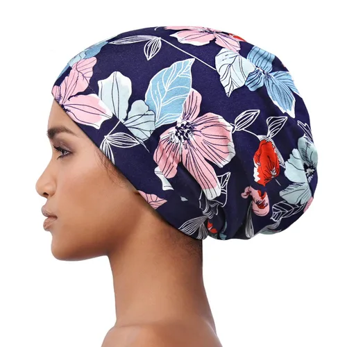 Miniatura 167 de Alnorm - Gorro con forro de satén y suave banda elástica para hombres y mujeres, talla única Se ajusta a la mayoría