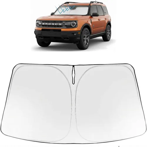 Miniatura 237 de Proadsy Parasol para parabrisas actualizado 2025, ajuste personalizado Dodge RAM 1500 2Dr 2019-2024 2025, 4 capas, plegable, protector de parasol