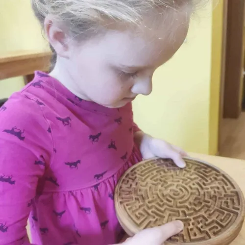 Miniatura 5 de Wooden Labyrinth Game double-sided Maze with three Steel Marble, Gift for Kids for Adults, Maze Brain Table Activity