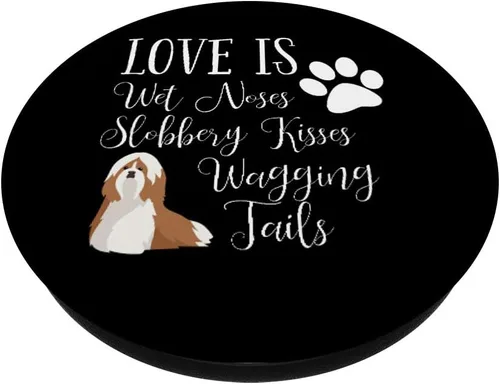 Miniatura 2 de Shih Tzu Pop Socket I Love My Dog Gift Cute - PopSockets Grip and Stand for Phones and Tablets