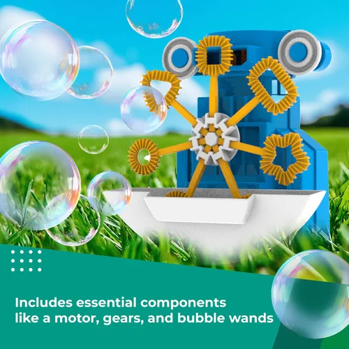 Miniatura 5 de 4M KidzRobotix - Robot de Burbujas - Construye un Robot de Máquina Automática de Burbujas, Inspira el Aprendizaje STEM, Aumenta la Creatividad
