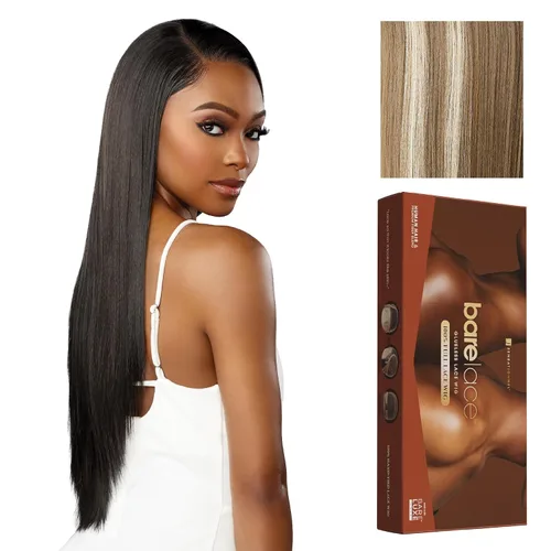 Miniatura 17 de Peluca Sensationnel de encaje total - Unidad 1, mezcla de cabello humano, totalmente frontal, sin pegamento, sintética, con línea de cabello 1