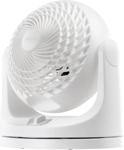 IRIS USA WOOZOO Ventilador de escritorio, circulador de aire oscilante, 3 velocidades, distancia máxima de aire de 36 pies, cobertura de 244 pies