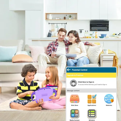 Miniatura 4 de Tableta para Niños de 7 Pulgadas Tabletas para Niños de 3-7 32 GB Tabletas para Niños Pequeños con YouTube Funda WiFi Cámara Dual, Tableta