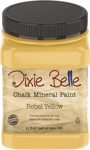 Miniatura 380 de Dixie Belle Paint Company - Pintura con acabado de tiza para muebles, color negro (Caviar), 1 galón, 128 fl oz, pintura mineral color rosa intenso