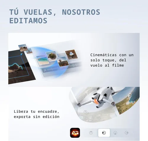 Miniatura 8 de Antigravity Drone A1-360 con plan de cuidado de 1 año, gafas inmersivas, control de movimiento de punto a volar para adultos y principiantes, evitar