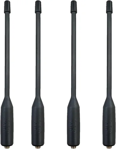 Miniatura 8 de UVK5 Antena original de doble banda de alta ganancia SM-Hembra Antena 144/430MHz 19cm/7.48inch para UV-K5 Radio de mano GMRS Radio Jamón (10 piezas)