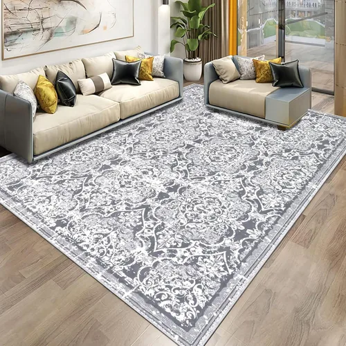 Miniatura 70 de Vaukki - Alfombra de pasillo, suave y peluda, alfombra antideslizante lavable, para lavandería, cocina, granja, baño, entrada y dormitorio