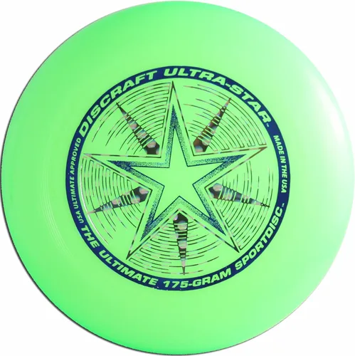 Discraft Ultrastar Ultimate Discs 1 y 2 paquetes, tamaño estándar, para juegos competitivos e informales Verde (Bright Green)