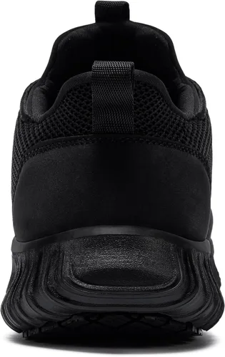 Miniatura 3 de LARNMERN Zapatos antideslizantes impermeables para hombre, zapatos deportivos de servicio de alimentos, para cocina, restaurante, chef, zapatos
