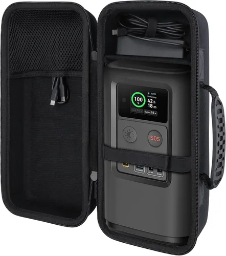 co2CREA Funda de viaje rígida compatible con Anker PowerCore Reserve 192Wh Power Bank 60,000mAh LiFePO4 Cargador portátil de 60 W de energía