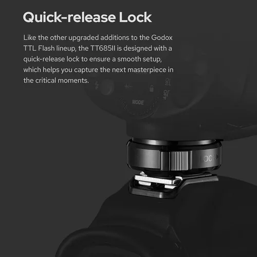 Miniatura 6 de GODOX TT685II-C Flash para Canon Speedlight, E-TTL HSS 2.4G X System GN60, compatible con Canon 5D II/III/IV, 6D II, 7D, 90D, 250D, R5, 850D