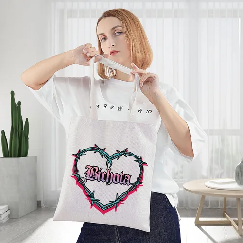 Miniatura 6 de WZMPA Bolsa de maquillaje cosmética de música latina, regalo inspirado en música, fanáticos de la música, bolsa con cremallera para familiares