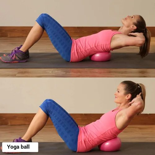 Miniatura 7 de ZJchao PVC Yoga Ball Mini Fitness Ball Explosion Proof Balance Yoga Ball for Home Office Gym Workout Strengthen Tone Muscles Improve Balance