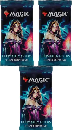 Miniatura 2 de 3 (tres) paquetes de refuerzo de Magic: The Gathering: Ultimate Masters (paquete de 3 - UMA Booster Draft Lot)