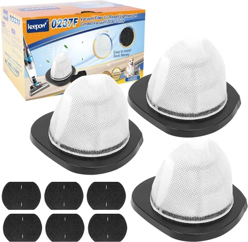 KEEPOW Filtros de vacío 2030 aptos para aspiradora Bissell Featherweight 2030, 2030L, 20303, 20306, 20307, 20309, 2030H, 2030V, 2030X, 2030Z (3+6)