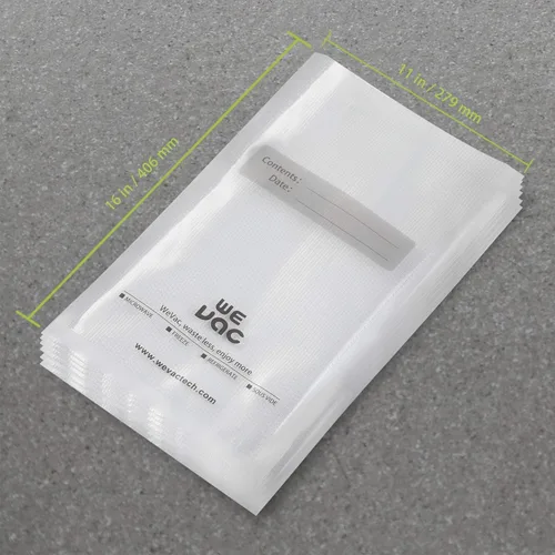 Miniatura 2 de Wevac Weston - Bolsas selladoras al vacío de 100 galones de 11 x 16 pulgadas para guardar alimentos, sellar una comida, de grado comercial, sin BPA