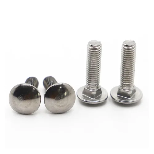 Miniatura 3 de 10 piezas 304 A2-70 armadura de acero inoxidable cabeza redonda cuello cuadrado tornillo de carro M4 M5 M6 M8 perno GB12 DIN603