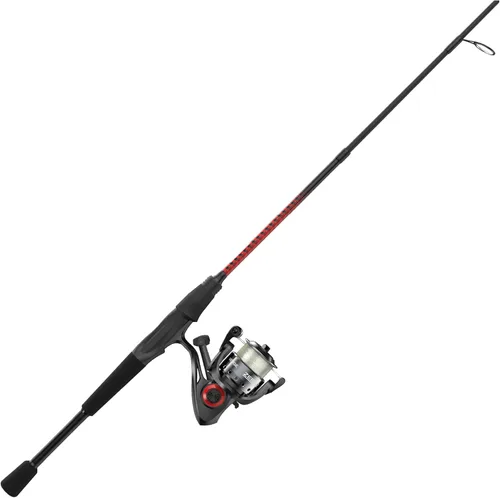 Zebco Verge - Combo de carrete giratorio y caña de pescar, recuperación intercambiable a mano derecha o izquierda, premezclado con línea de pesca