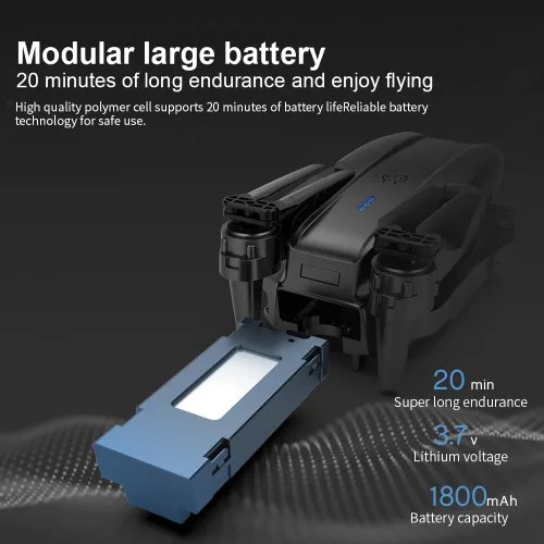 Miniatura 6 de Sonilco Mini dron E99 con doble cámara, retención de altitud, despegue/aterrizaje con una tecla, diseño plegable, giroscopio, modo sin cabeza, 2