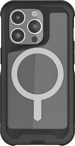 Miniatura 22 de Ghostek Atomic Slim - Funda protectora para iPhone 15 Pro Max, compatible con accesorios MagSafe, marco de metal de aluminio, funda de teléfono